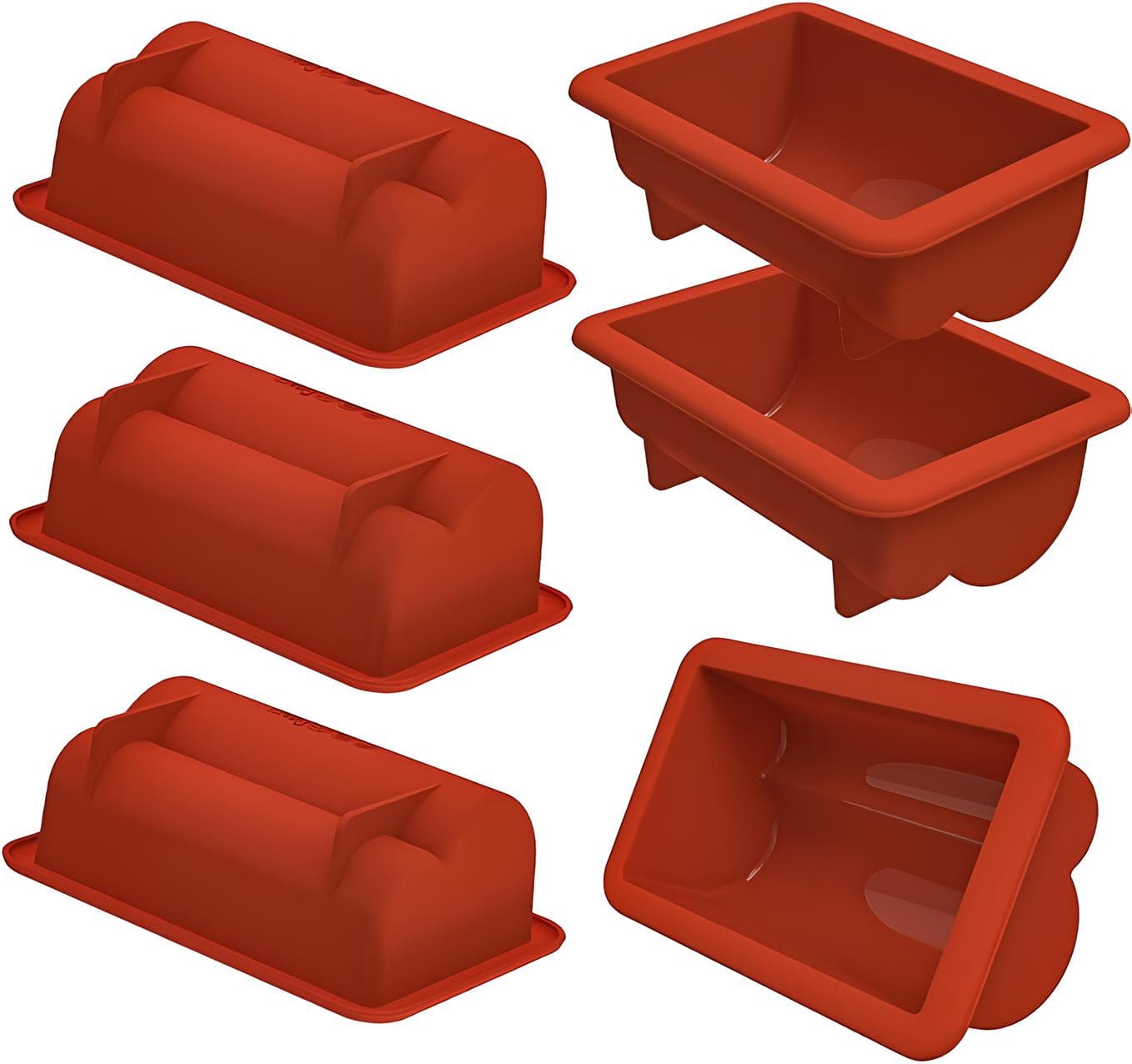 Backform für Mini-Stollen 6er Set