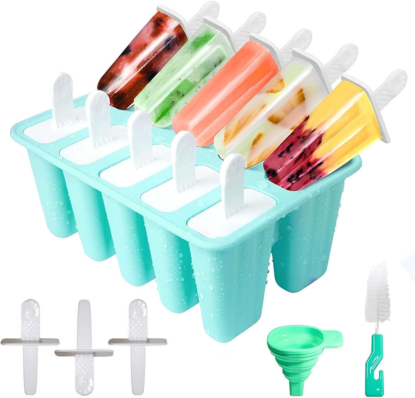 Formen für Eis am Stiel aus Silikon