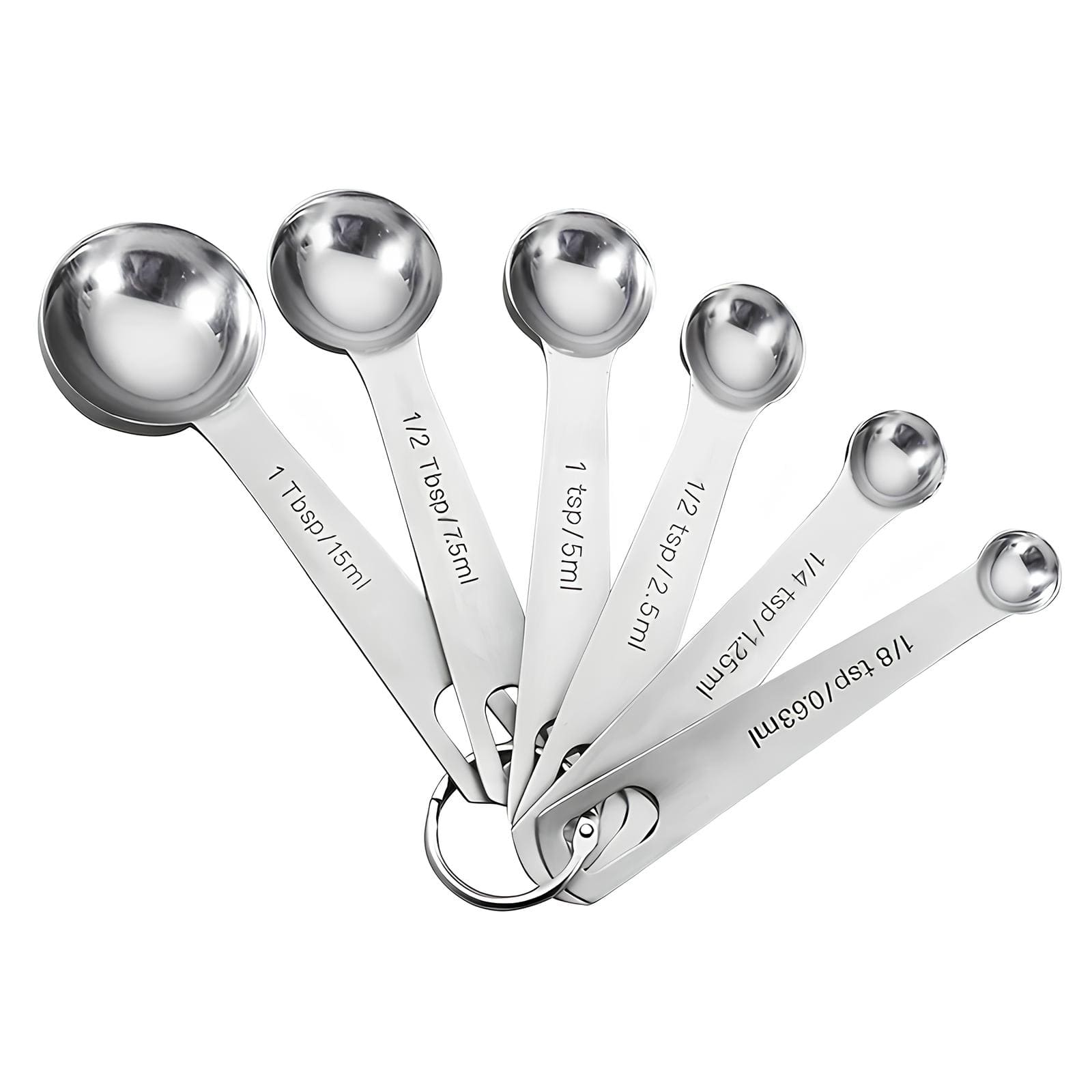 Messlöffel-Set aus Edelstahl