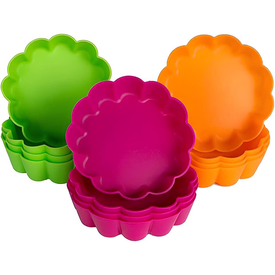 Mini Quiche Formen aus Silikon im Set