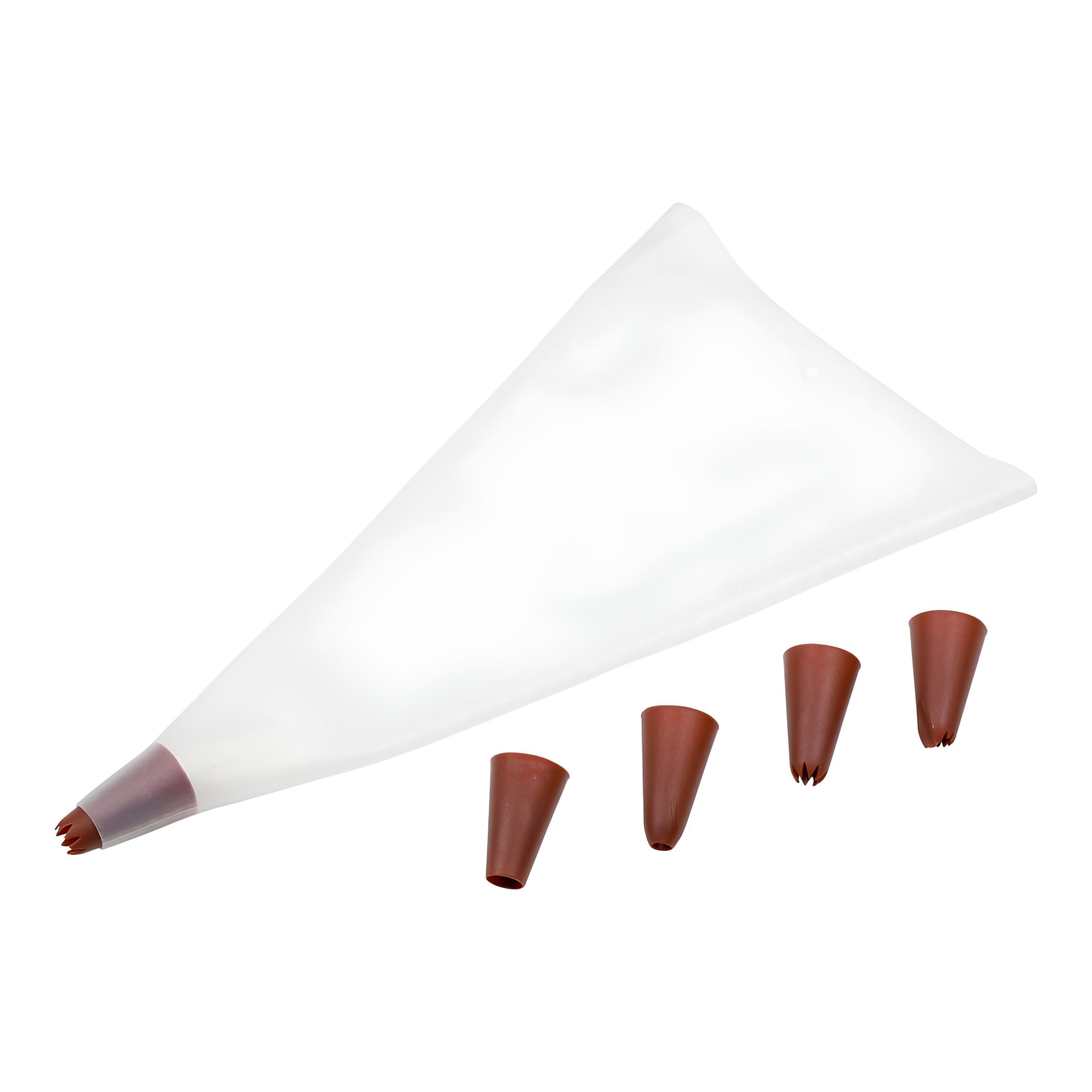 Spritzbeutel aus Silikon mit 5 Aufsätzen