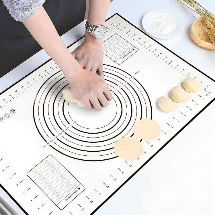 Küchenthekenmatte Aus Silikon – Dunkelgrau, Rutschfest & Wasserabweisend – Praktische Unterlage Für Backen & Arbeiten