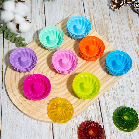 Mini Gugelhupfform aus Silikon 12er Set