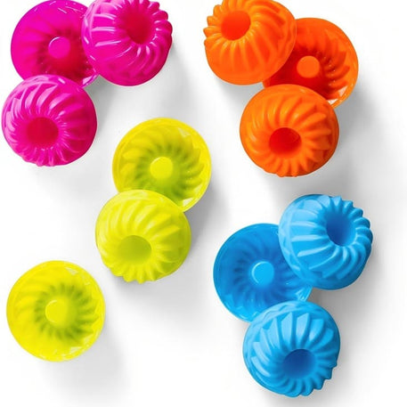 Mini Gugelhupfform aus Silikon 12er Set