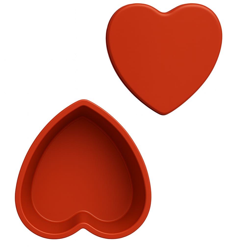 Herz Backform aus Silikon Ø 20cm