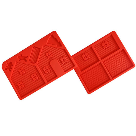 Lebkuchenhaus Backform als Bausatz