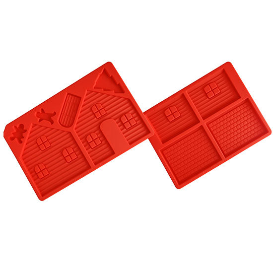 Lebkuchenhaus Backform als Bausatz