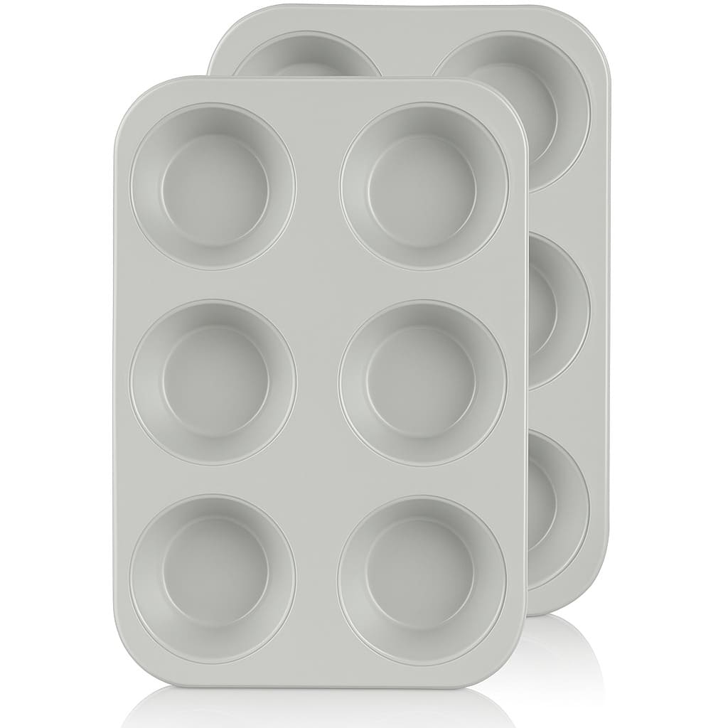 Große Muffinform aus Silikon 2er Set