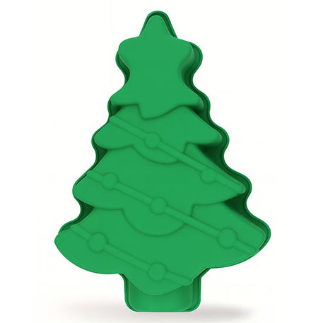 Silikonform im Tannenbaum-Motiv