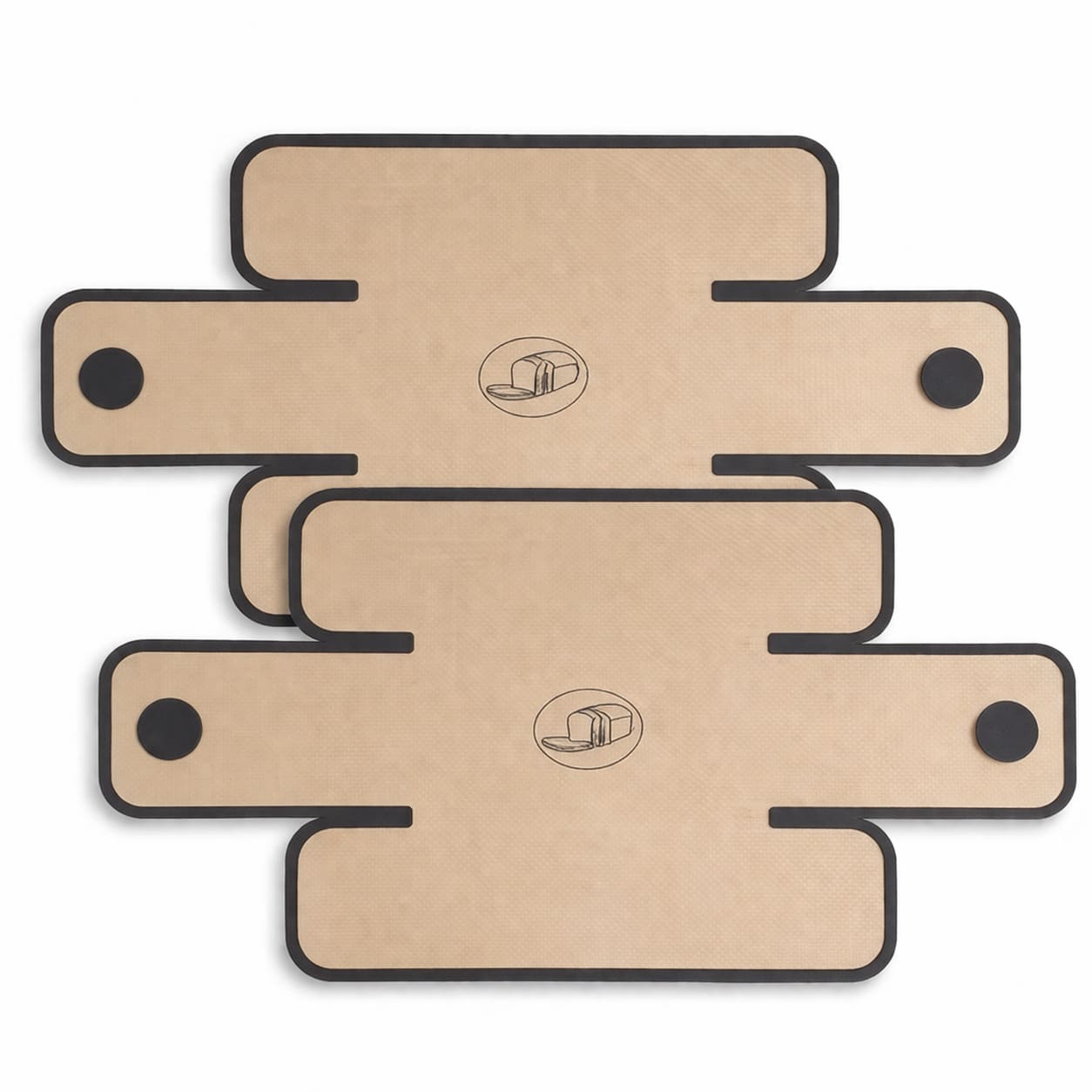 Backmatte aus Silikon für Kastenform & Dutch Oven Brot im 2er Set