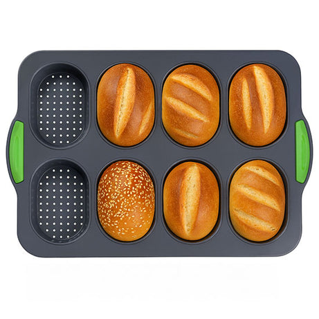 Brötchen Backform aus Silikon
