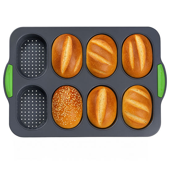 Brötchen Backform aus Silikon