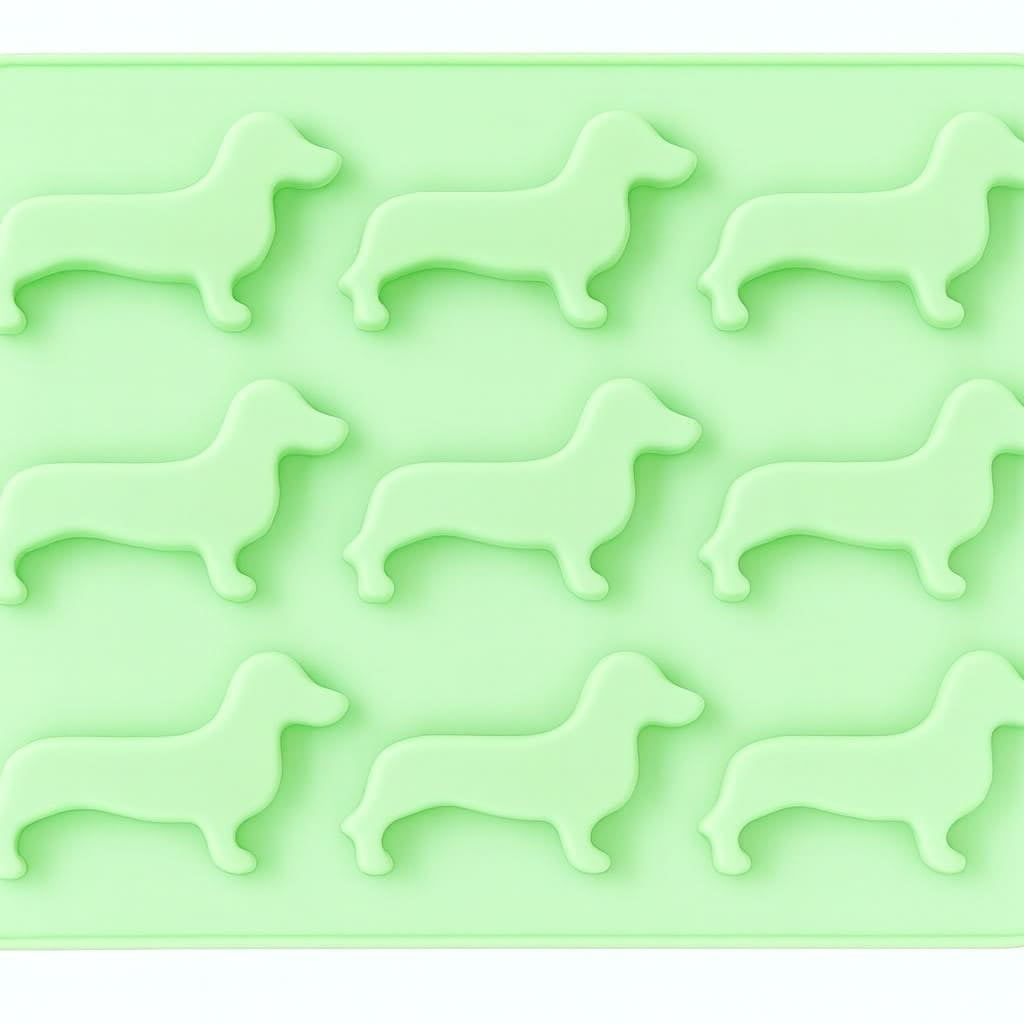Dackel-Backform aus Silikon
