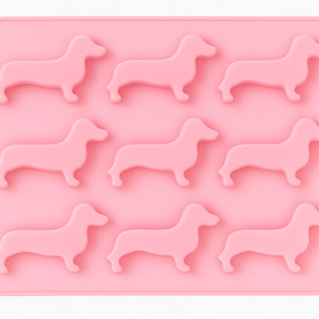 Dackel-Backform aus Silikon