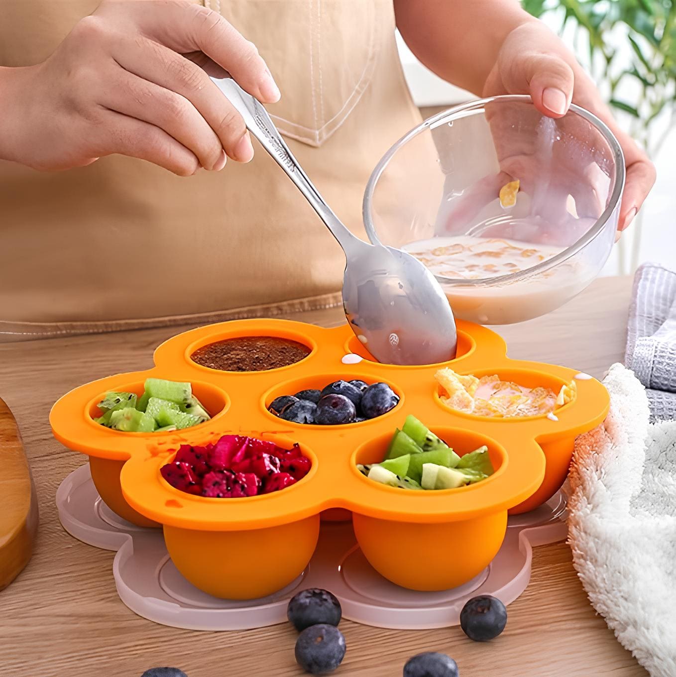 Eisförmchen aus Silikon 2er Set