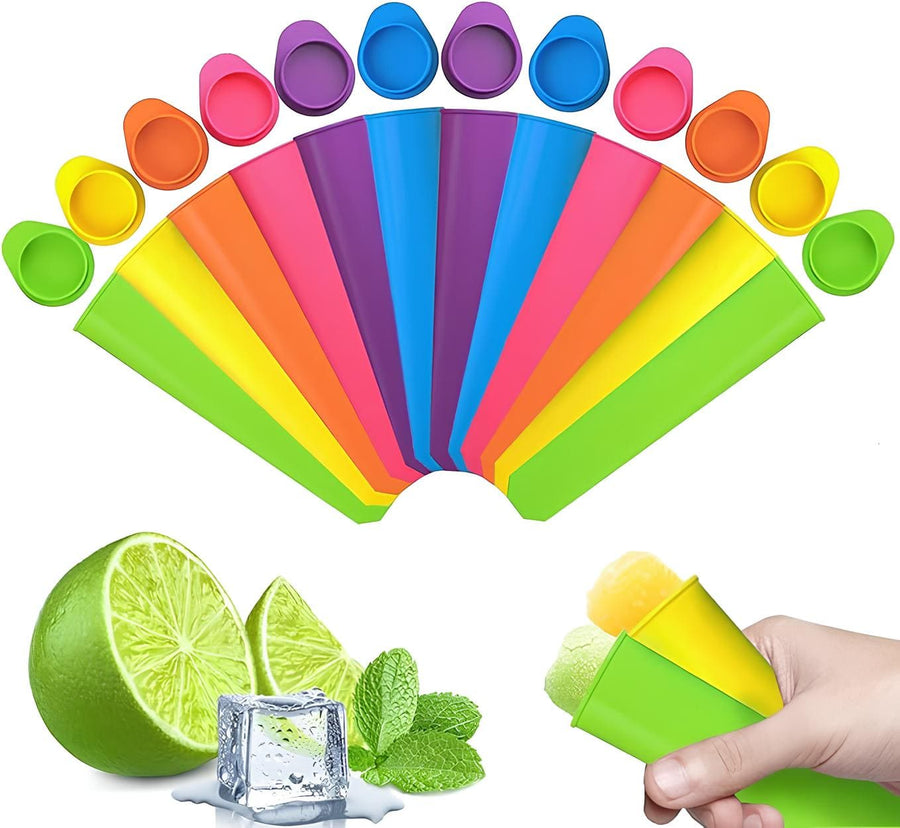Eisformen aus Silikon 12er Set