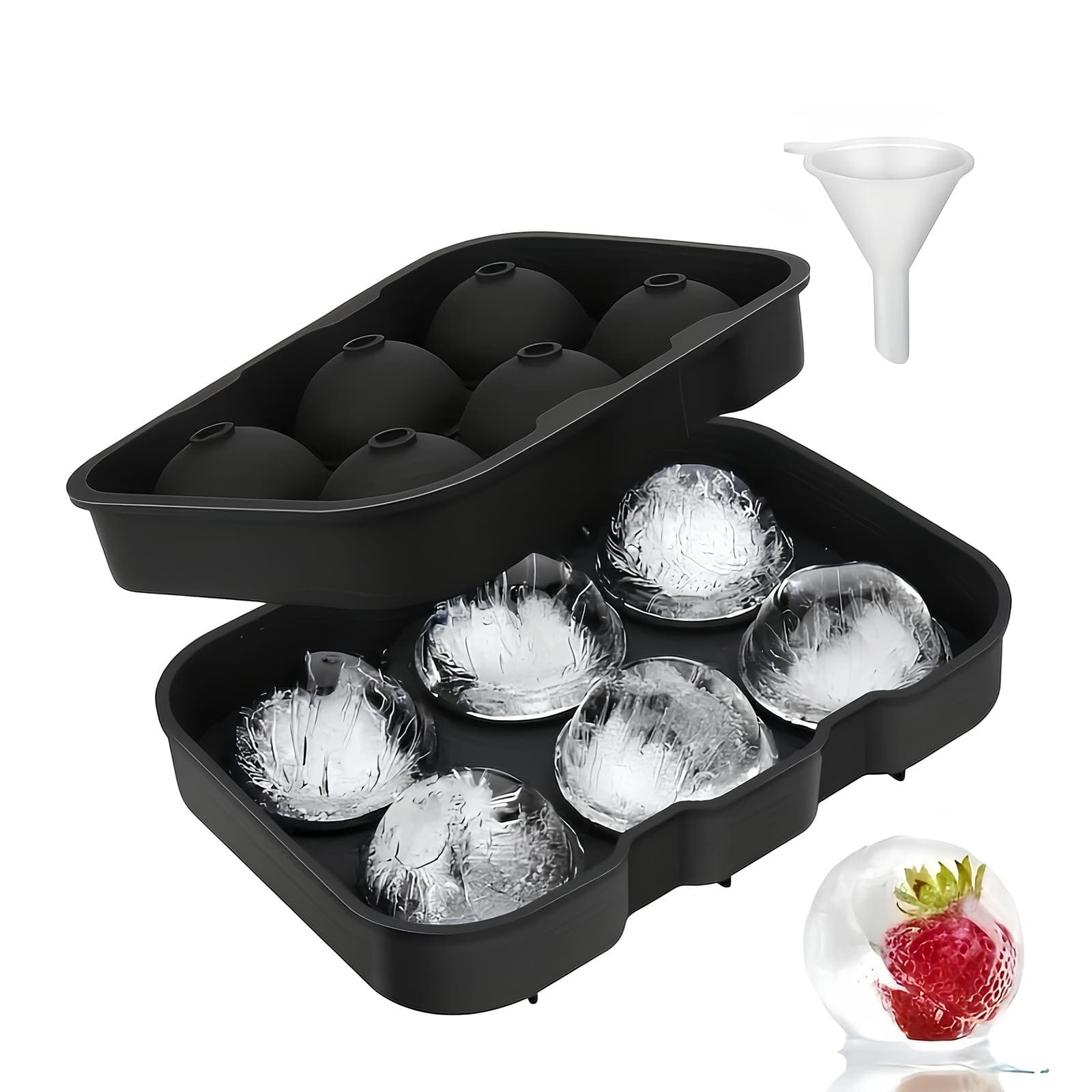 Eiswürfelform Kugel aus Silikon