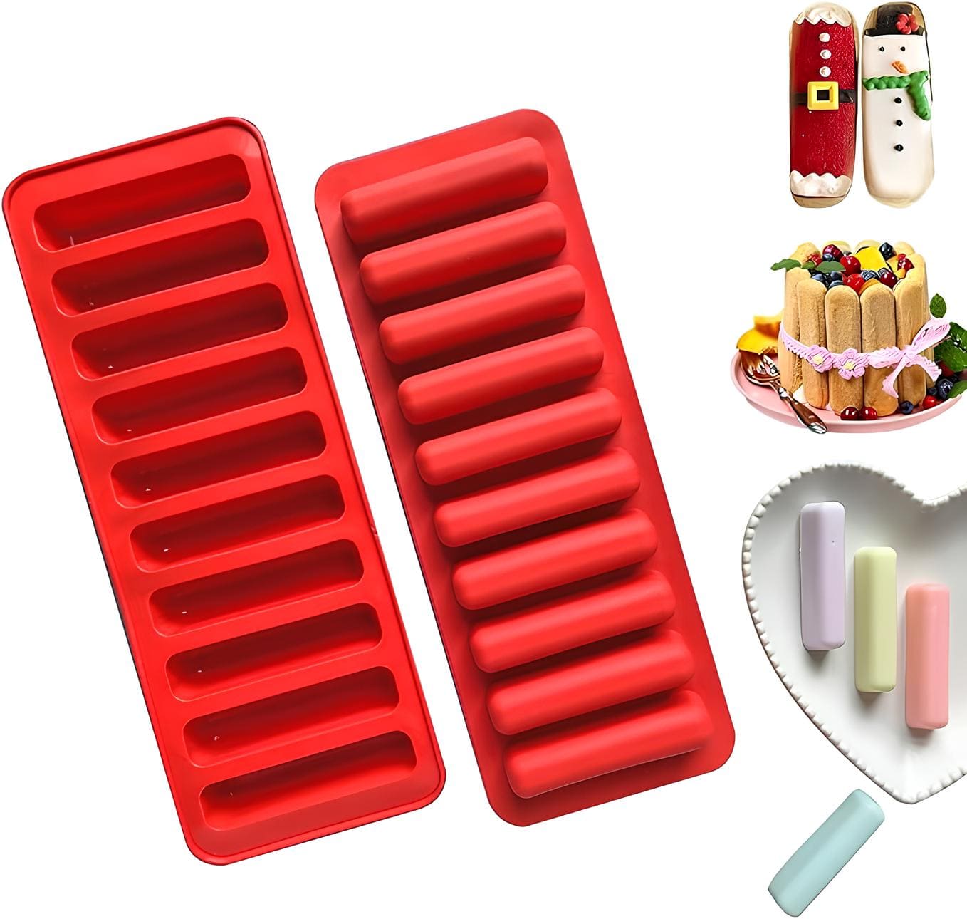 Eclair & Löffelbiskuit Form