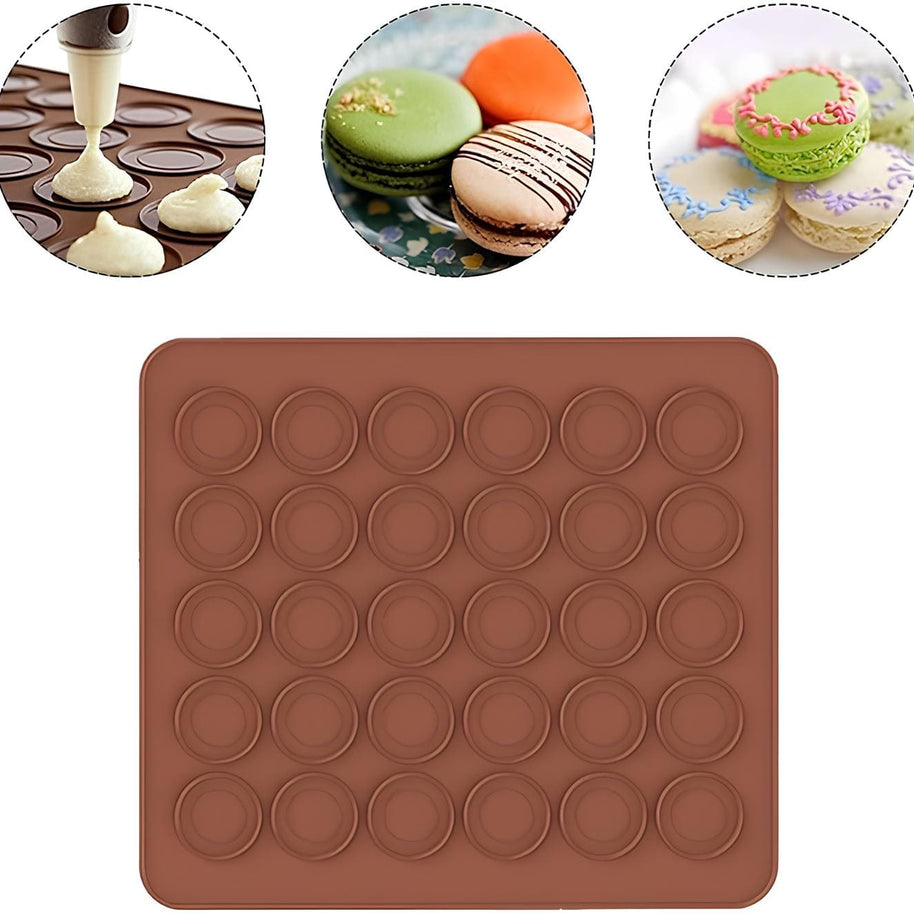 Macarons Backmatte aus Silikon