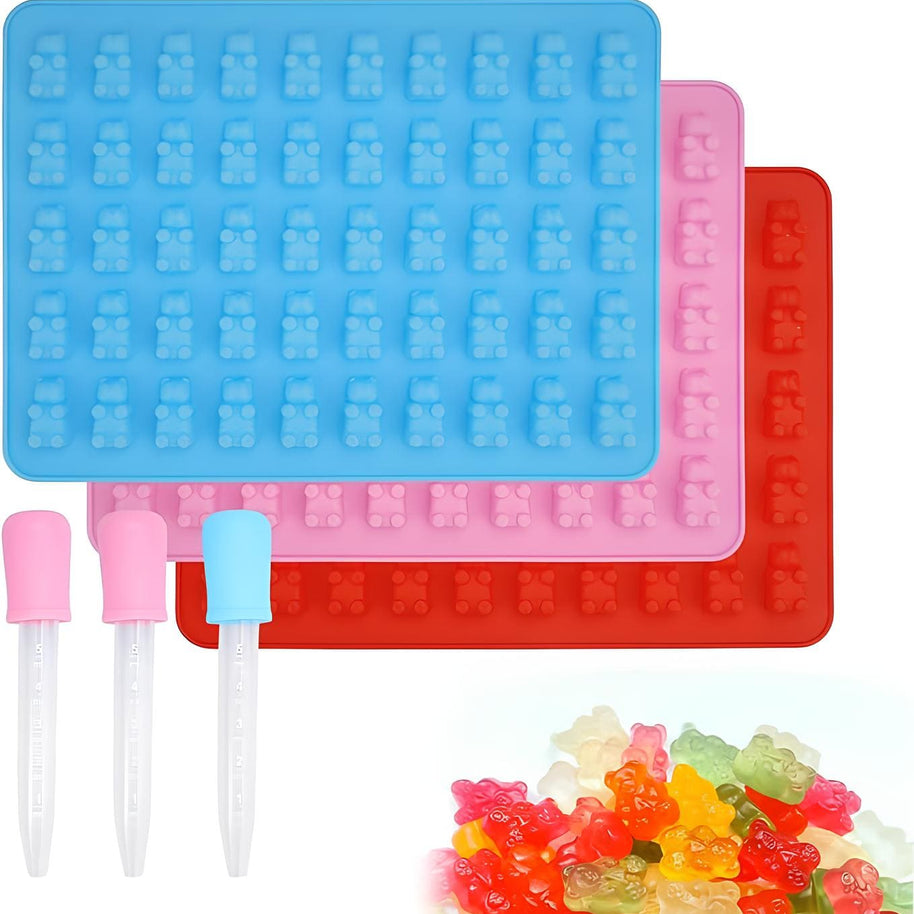 Form für Gummibärchen 3er Set
