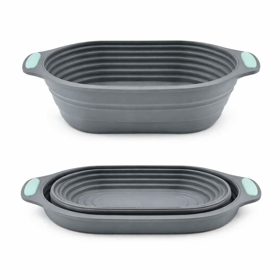 Silikon Gärkörbchen in oval, rund & eckig für Brot, Sauerteig & Pizza