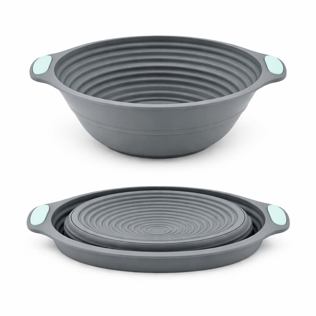 Silikon Gärkörbchen in oval, rund & eckig für Brot, Sauerteig & Pizza