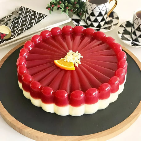 Silikon Kuchen- und Backform in rund