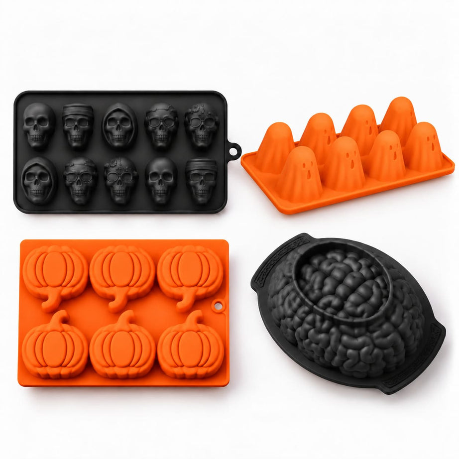 Halloween Backformen Set – 4 gruselige Motive