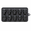 Silikonform Totenkopf-Motiv – 10, 12 oder 40 Hohlräume