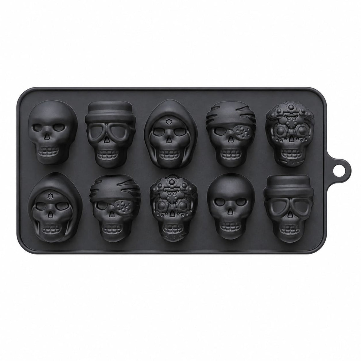 Silikonform mit Totenkopf-Motiv