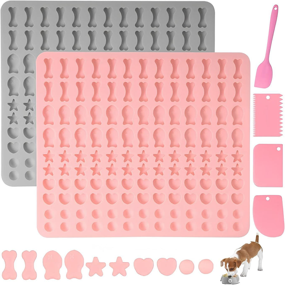 Hunde Backmatte aus Silikon 2er Set