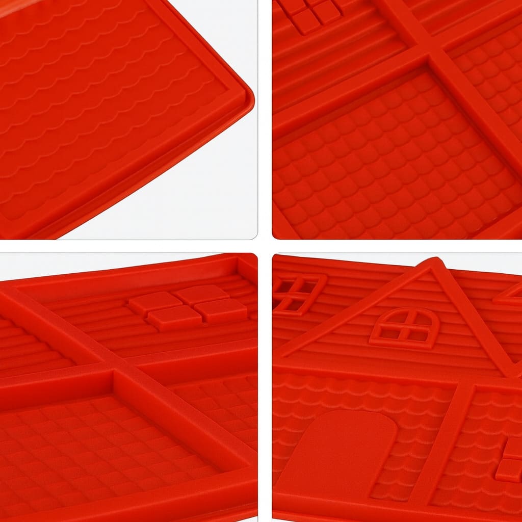 Lebkuchenhaus Backform als Bausatz