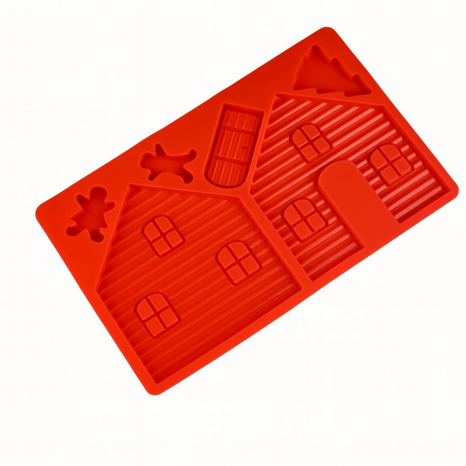 Lebkuchenhaus Backform als Bausatz