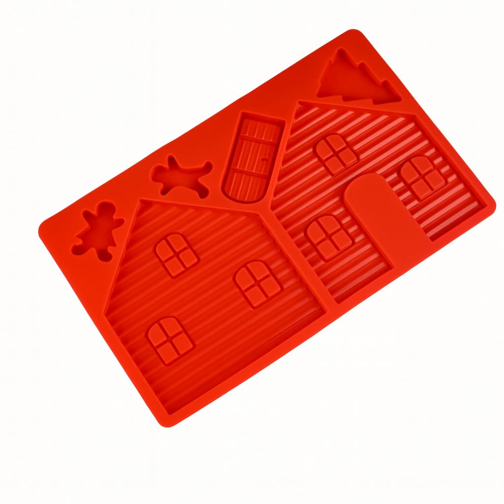 Lebkuchenhaus Backform als Bausatz