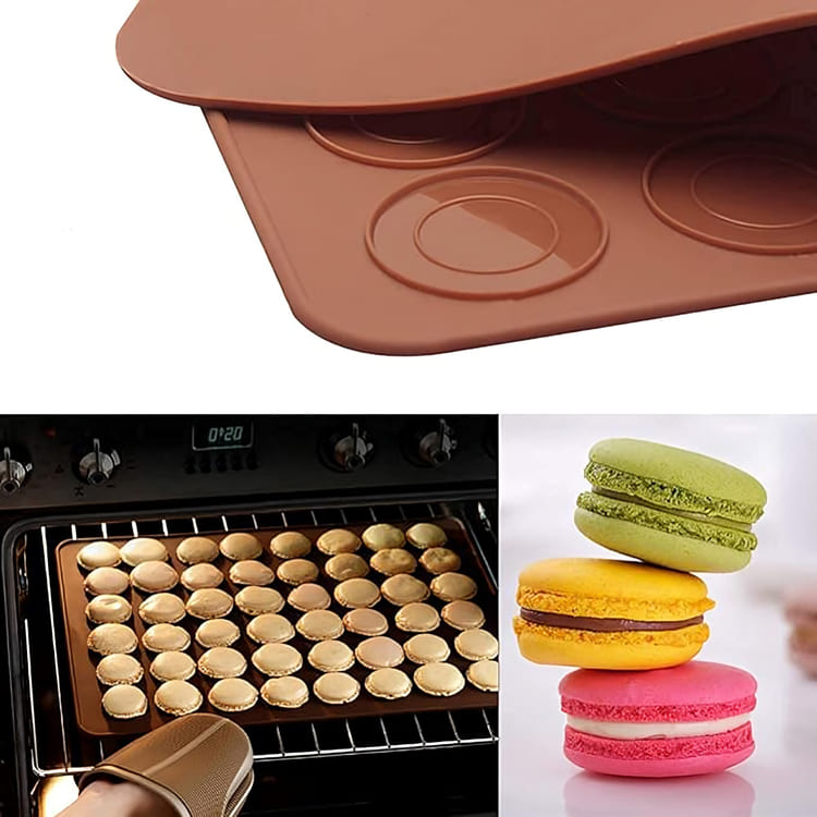 Macarons Backmatte aus Silikon