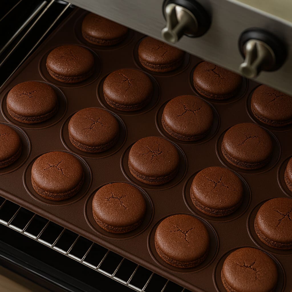 Macarons Backmatte aus Silikon