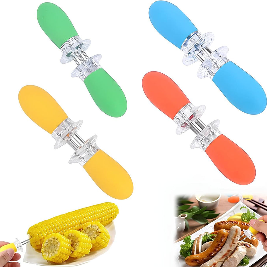 Maiskolbenhalter mit Silikongriff 8er Set