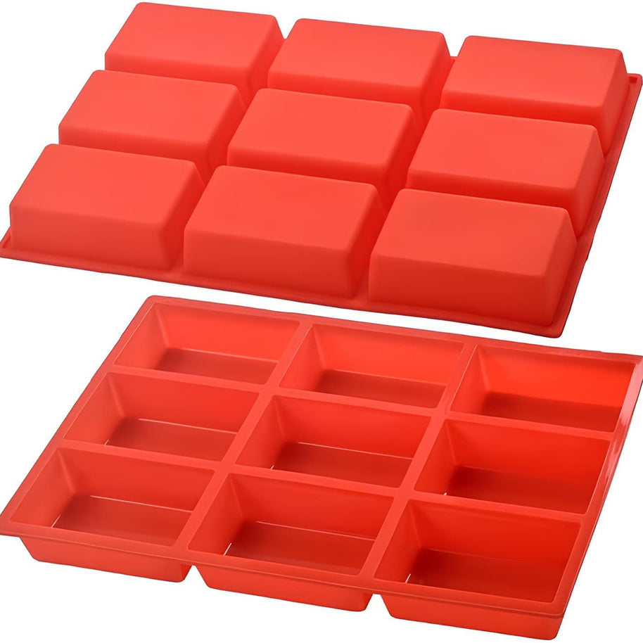 Mini-Kastenform aus Silikon 2er Set – SilikonBackform