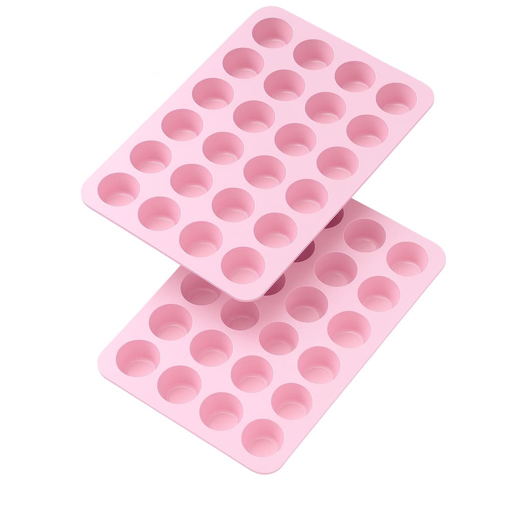 Mini Muffinförmchen aus Silikon 2er Set