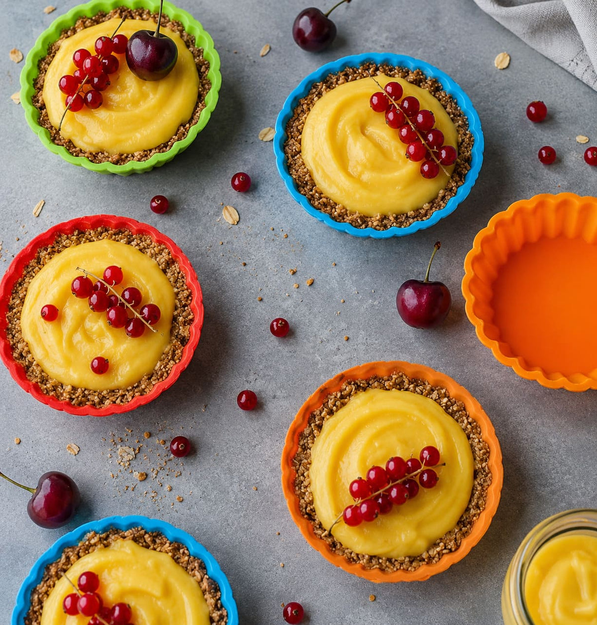 Tartelette Förmchen aus Silikon – 4er oder 8er Set