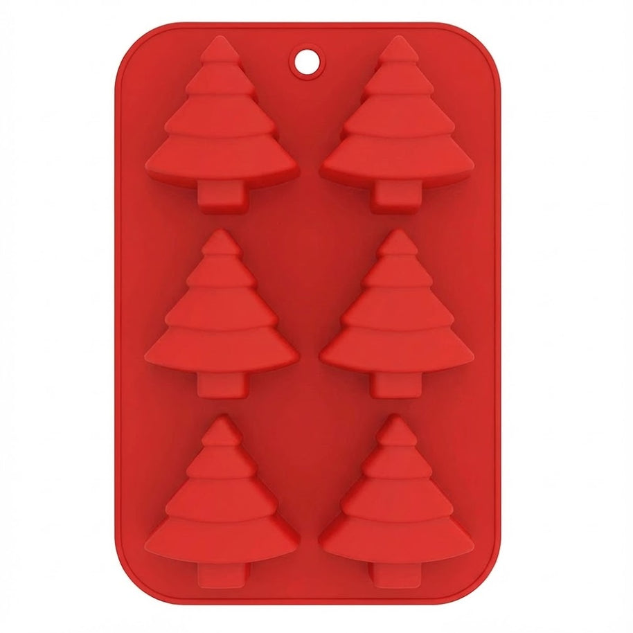 Silikonform im Tannenbaum-Motiv