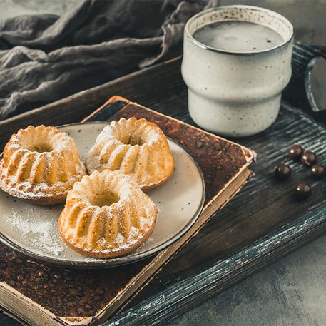 Mini Gugelhupfform aus Silikon 12er Set