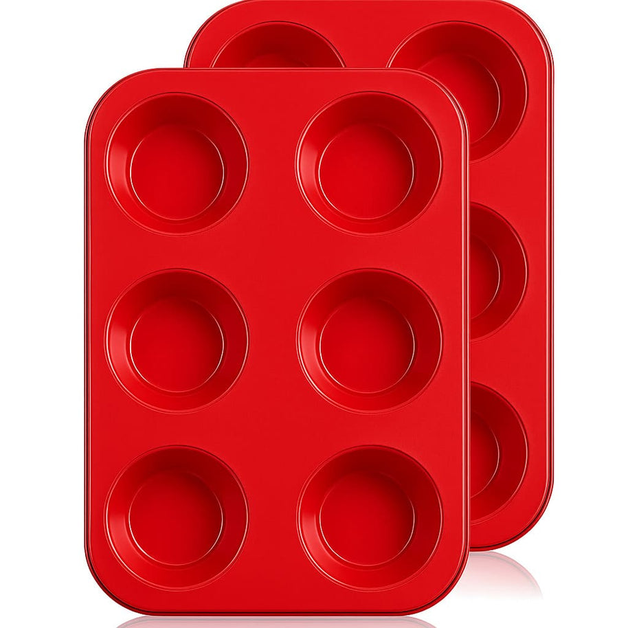 Große Muffinform aus Silikon 2er Set