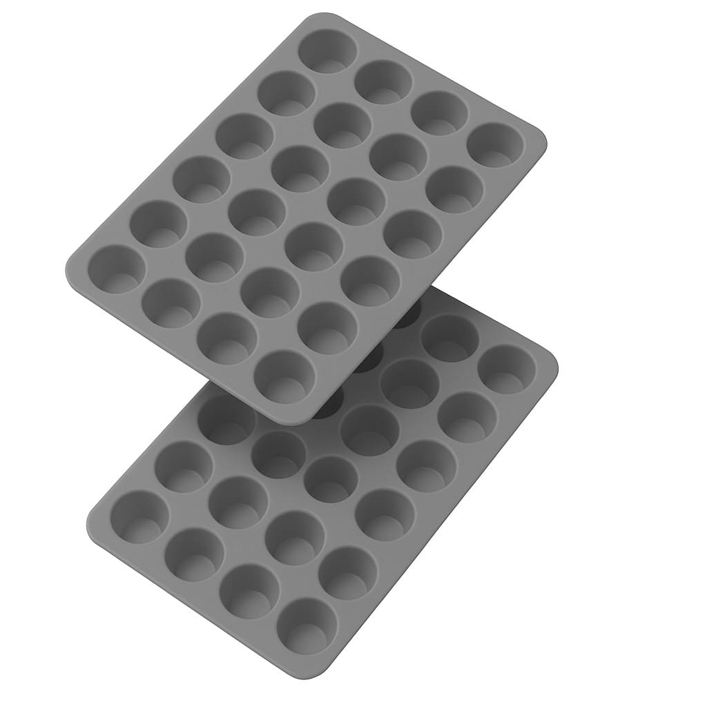 Mini-Muffinform 2-teilig Mit Metallrahmen – Antihaft, BPA-frei & Spülmaschinengeeignet