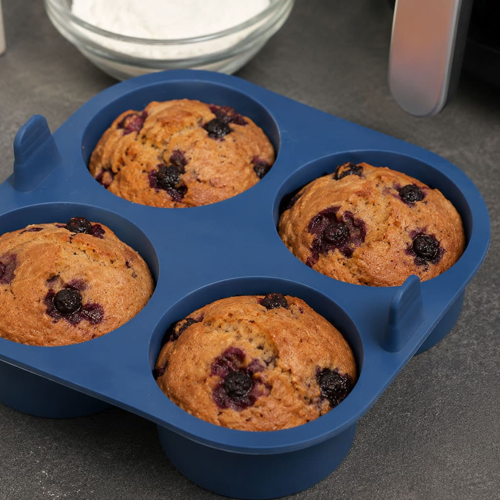 Muffinform für Airfryer aus Silikon – 4 Mulden