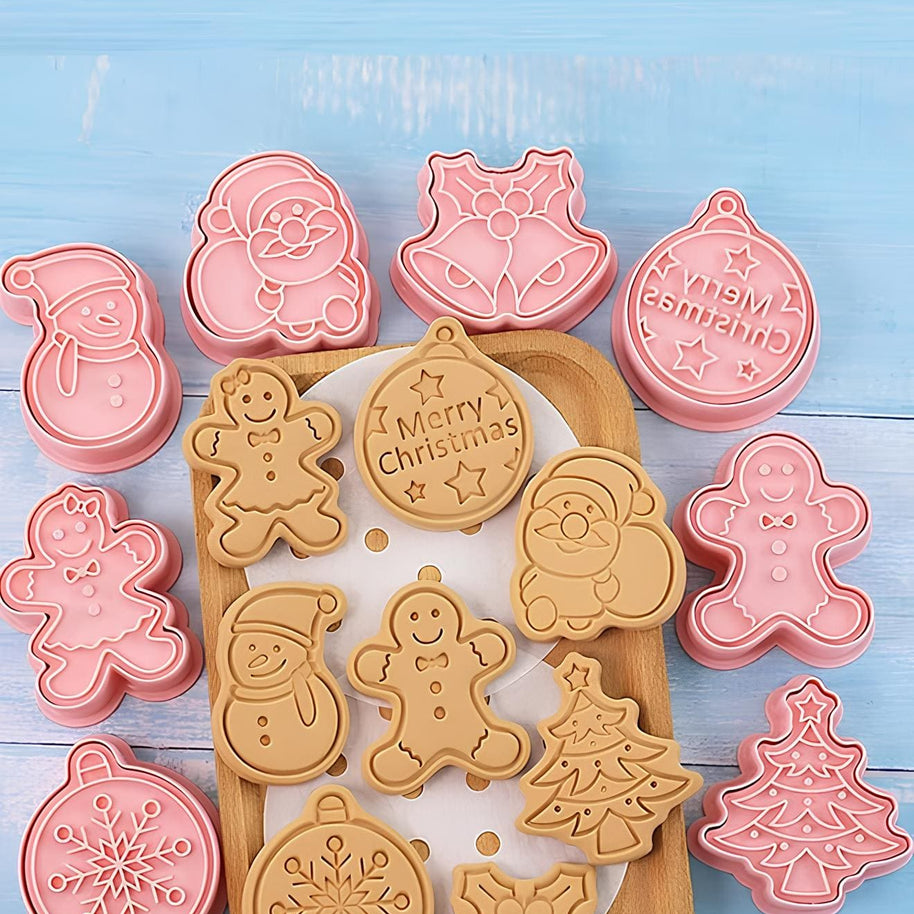 Ausstechformen für Weihnachten im 8er Set