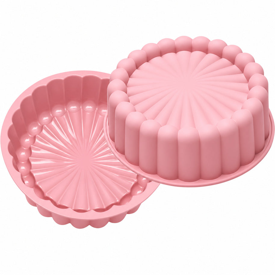 Silikon Kuchen- und Backform in rund