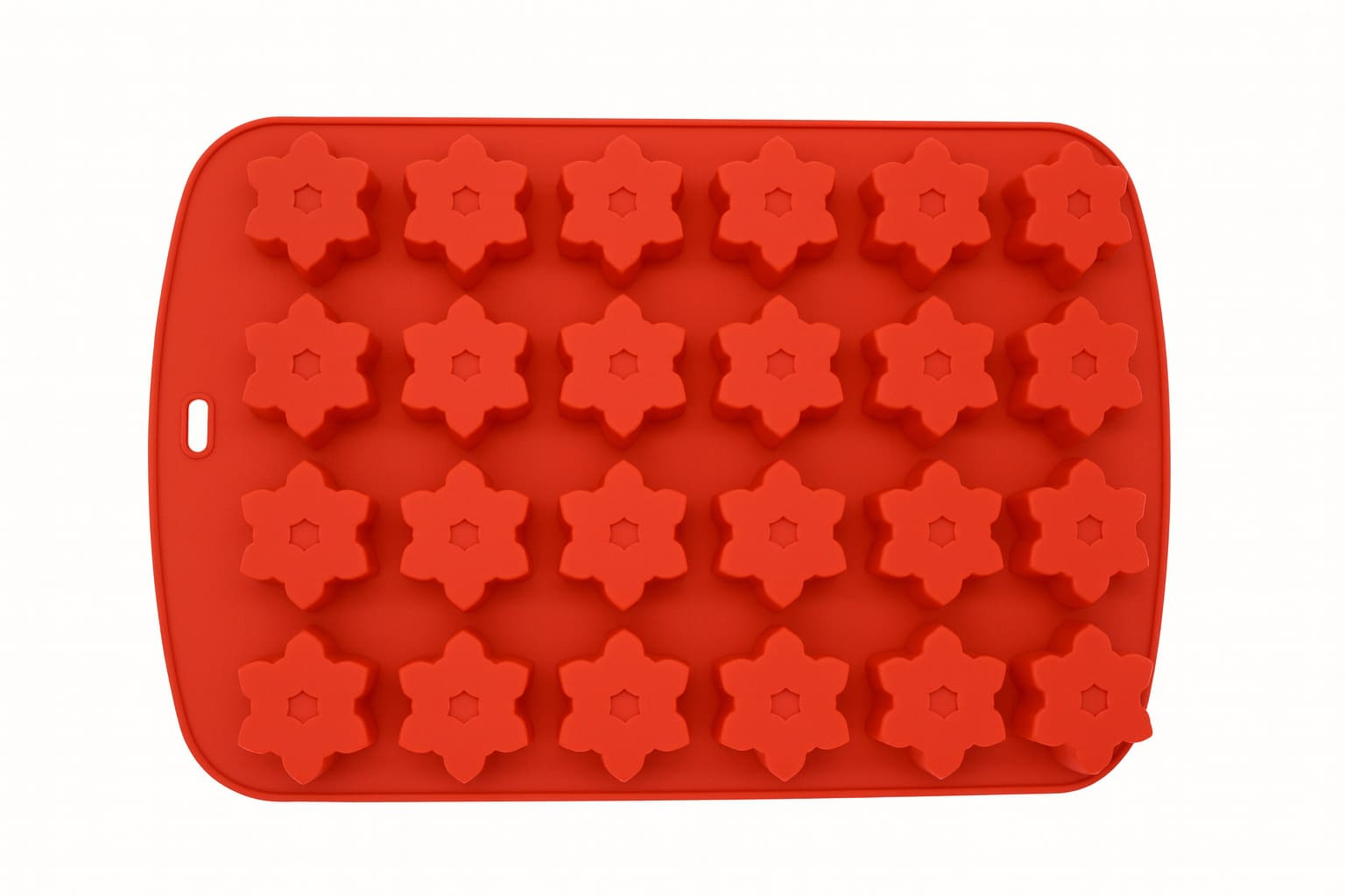 Silikonform mit Schneeflocke-Motiven