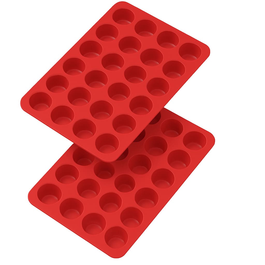 Mini Muffinförmchen aus Silikon 2er Set