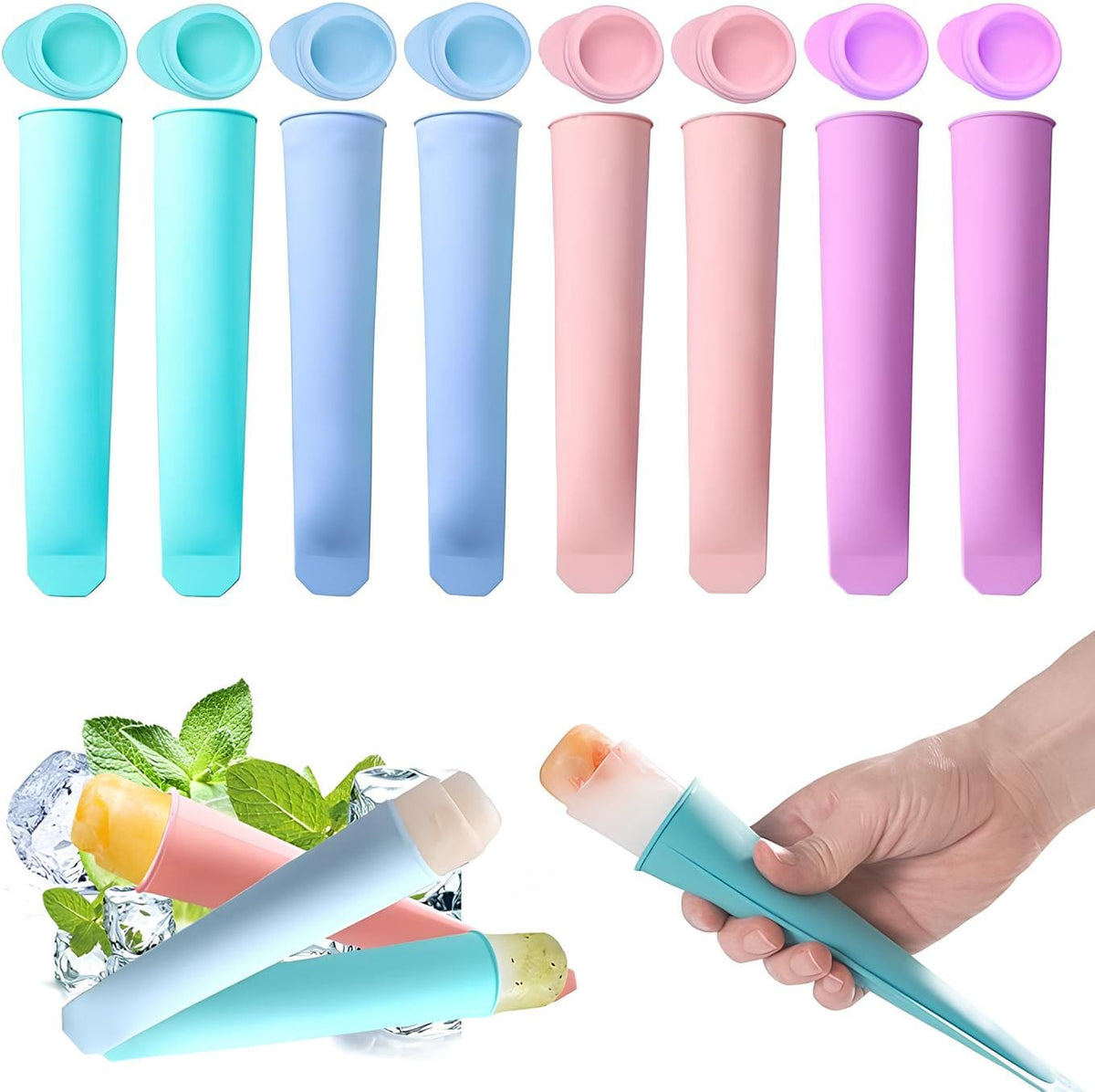 Push-Up Eisformen aus Silikon